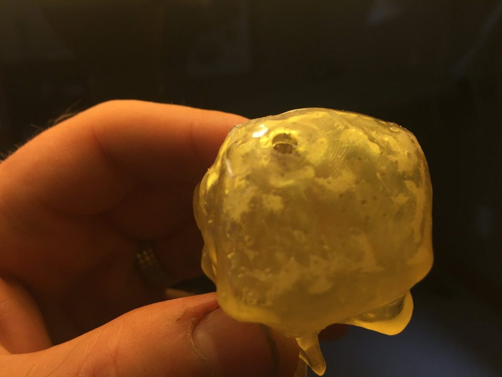 in mô hình quái vật từ Zbrush với máy DLP resin