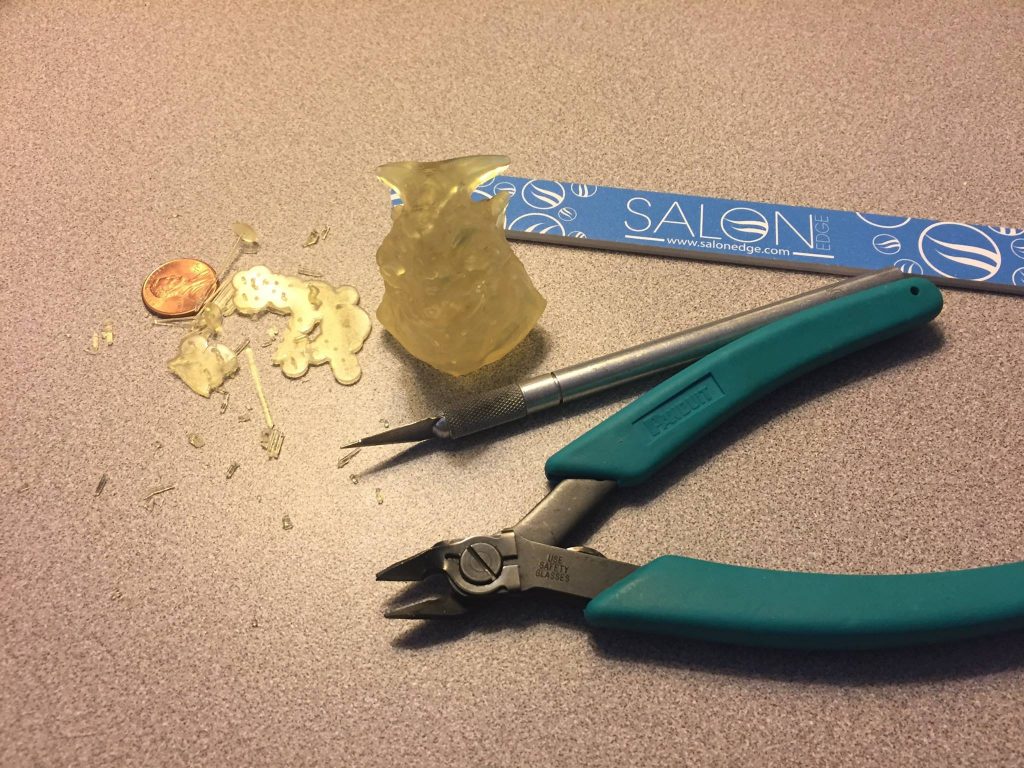 in mô hình quái vật từ Zbrush với máy DLP resin