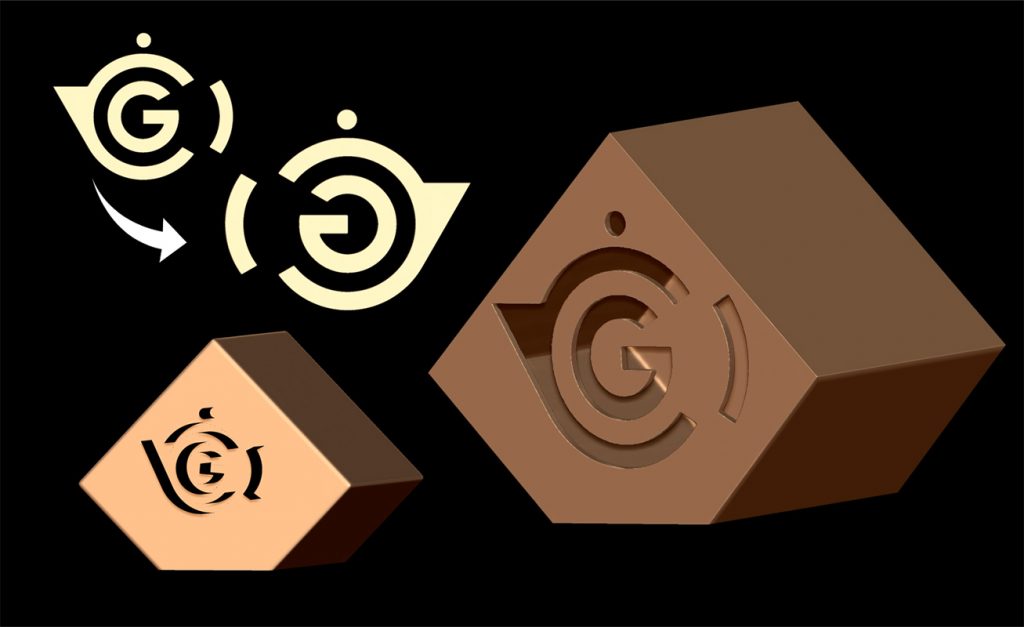 Làm mẫu kỷ niệm chương - quà tặng 3D