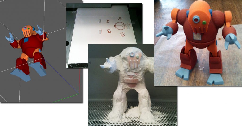 3D printing full color Z